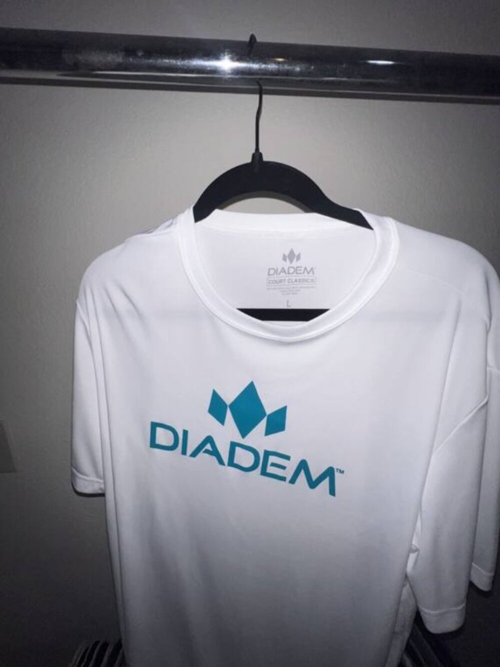 Diadem White Graphic Logo Tee